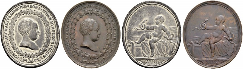 RDR / ÖSTERREICH 
 Maria Theresia, 1740-1780 
 Bronzemedaille 1741. Zinnmedail...