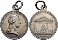 RDR / ÖSTERREICH 
 Franz II. (I.), 1792-1835 
 Silbermedaille 1804. Auf die Annahme des österreichischen Kaisertitels. Stempel von I. N. Wirt. Belor...