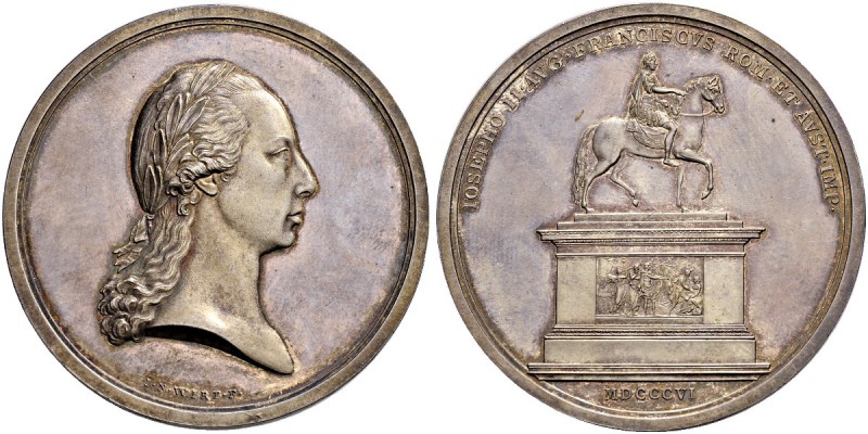 RDR / ÖSTERREICH 
 Franz II. (I.), 1792-1835 
 Silbermedaille 1806. Auf das De...