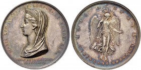 RDR / ÖSTERREICH 
 Franz II. (I.), 1792-1835 
 Silbermedaille 1816. Auf den Tod seiner Gemahlin Maria Ludovika. Stempel von L. Manfredini. Brustbild...