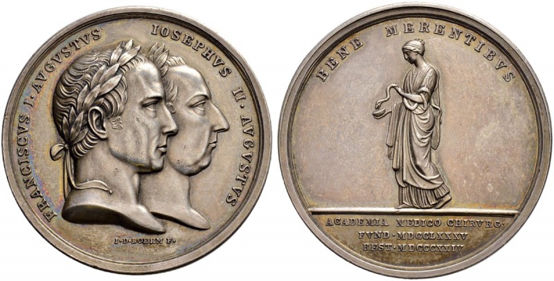 RDR / ÖSTERREICH 
 Franz II. (I.), 1792-1835 
 Silbermedaille 1824. Prämie des...