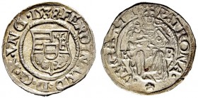 RDR / ÖSTERREICH 
 UNGARN 
 Ferdinand I. 1526-1564 
 Denar 1538. 0.55 g. Huszar 935. Vorzüglich.