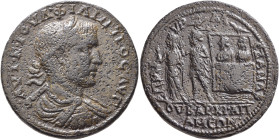 PHRYGIA. Apameia. Philip I, 244-249. Pentassarion (Bronze, 35 mm, 21.49 g, 7 h), Aur. Alexander, archon for the second time. •AYT•K•IOYΛ•ΦIΛIΠΠOC•AVΓ•...