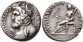 Civil Wars, 68-69. Forces of Vitellius in Gaul and in the Rhine Valley. Anonymous, 2 January-19 April 69. Denarius (Silver, 16 mm, 3.33 g, 7 h), Lugdu...