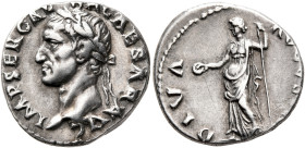 Galba, 68-69. Denarius (Silver, 18 mm, 3.56 g, 7 h), Rome, 8 June 68-15 January 69. IMP SER GALBA CAESAR AVG Laureate head of Galba to left. Rev. DIVA...
