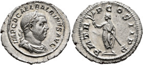Balbinus, 238. Denarius (Silver, 21 mm, 2.73 g, 7 h), Rome, circa April-June 238. IMP C D CAEL BALBINVS AVG Laureate, draped and cuirassed bust of Bal...