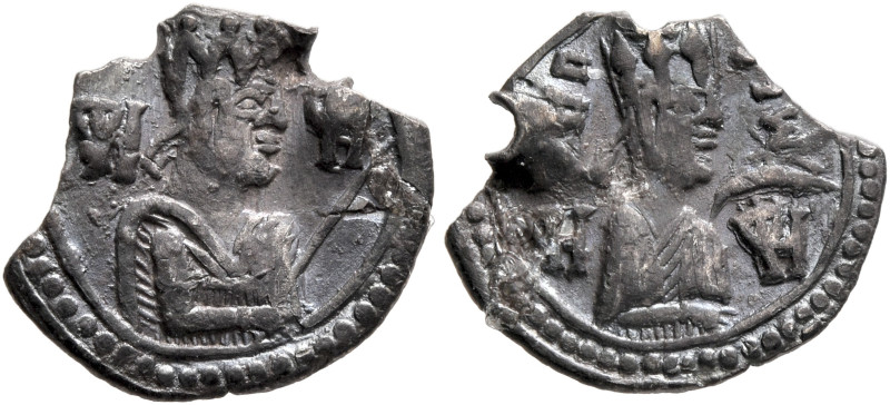 Wazeba, circa 340. 3 Argyroi (?) (Silver, 14 mm, 0.78 g, 1 h). Draped bust of Wa...