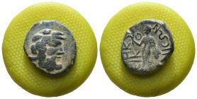 Lycaonia. (1st Century BC) Bronze Æ. Obv: head of Zeus right. Rev: Perseus standing left. Weight 3.36 gr - Diameter 17 mm
