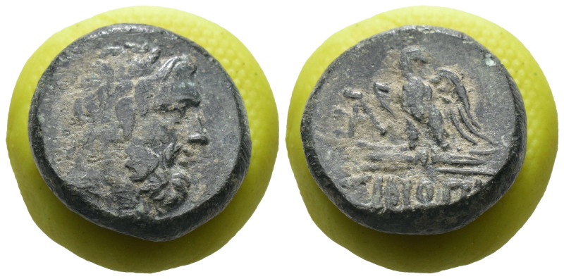 Pontos. Amisos. Mithradates VI. (85-65 BC). Bronze Æ. Pergamon. Obv: laureate he...
