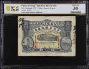 (t) CHINA--MISCELLANEOUS. Chuang Yuan Hsing, Swatow. 1 Dollar, 1931. P-Unlisted. PCGS Banknote Very Fine 30. Minor Rust, Annotations.
Serial number 0...