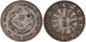 (t) CHINA. Chihli (Pei Yang). 7 Mace 2 Candareens (Dollar), Year 23 (1897). Tientsin (East Arsenal) Mint. Kuang-hsu (Guangxu). PCGS Genuine--Chopmark,...