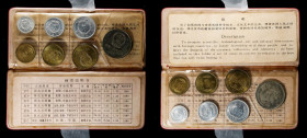 (t) CHINA. Mint Set (7 Pieces), 1981. Shanghai Mint. CHOICE UNCIRCULATED.
KM-Unlisted as a set. Includes KM-1, 2, 3, and 15-18, Fen to Yuan. All coin...