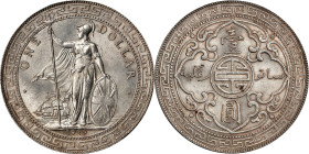 GREAT BRITAIN. Trade Dollars, 1929-B. Bombay Mint. George V. PCGS MS-64.
KM-T5; Mars-BTD1; Prid-26. A most impressive near-Gem representation, this D...