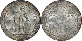 GREAT BRITAIN. Trade Dollar, 1930-B. Bombay Mint. George V. PCGS MS-65.
KM-T5; Mars-BTD1; Prid-27. Flaunting lofty Gem status, this arresting piece b...