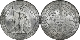GREAT BRITAIN. Trade Dollar, 1930-B. Bombay Mint. George V. PCGS MS-65.
KM-T5; Mars-BTD1; Prid-27. Essentially blast white, this Gem dazzles with imm...