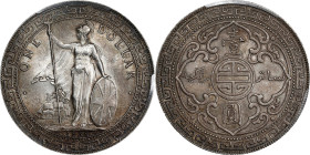 GREAT BRITAIN. Trade Dollar, 1934-B. Bombay Mint. George V. PCGS MS-63.
KM-T5; Mars-BTD1; Prid-29. One of the core KEY DATES of the series, its rarit...