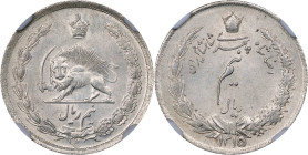 IRAN. 1/2 Rial, SH 1315 (1936). Reza Shah. NGC MS-62.
KM-1128. 

Estimate: $40.00- $60.00