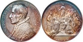 ITALY. Vatican City. Silver Papal Medal, Year II (1916). Benedict XV. PCGS SPECIMEN-64.
Rinaldi-110. By Bianchi.

Estimate: $75.00- $150.00

1916...