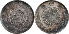 JAPAN. Yen, Year 3 (1870). Osaka Mint. Mutsuhito (Meiji). NGC AU-58.
KM-Y-5.1; JNDA-01-09; JC-09-9-1. Type 1. 

Estimate: $300.00- $500.00

日本明治三...