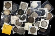 MIXED LOTS. Group of Portrait 8 Reales (25 Pieces), 1777-1816. Grade Range: GOOD to FINE.
Crowns from the Lima (5), Potosi (2), and Mexico City (18) ...