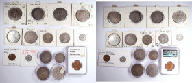 MIXED LOTS. Group of Mixed Issues (16 Pieces), 1840-1927. Average Grade: VERY FINE.
A group of 16 pieces originating from Great Britain and her forme...