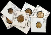 MIXED LOTS. Group of Mixed Gold Denominations (7 Pieces), 1607-1976. Average Grade: ABOUT UNCIRCULATED.
AGW: 1.4138 oz, in addition to a Indonesian K...