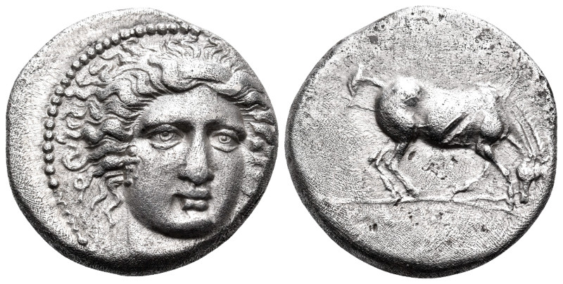 THESSALY. Larissa. Circa 404-370 BC. Drachm (Silver, 19 mm, 5.89 g, 12 h), struc...
