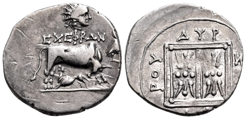 ILLYRIA. Dyrrhachion. Circa 120-80/70 BC. Drachm (Silver, 18 mm, 3.40 g, 6 h), s...