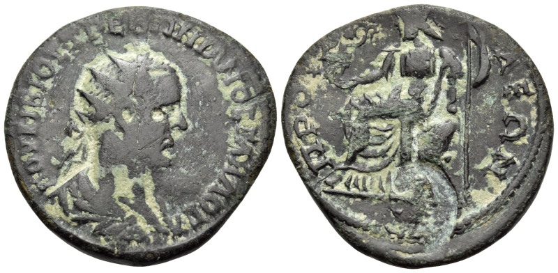 BITHYNIA. Prusa ad Olympum. Trebonianus Gallus, 251-253. Assarion (Bronze, 24 mm...