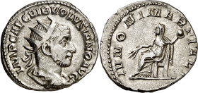 (252 d.C.). Volusiano. Antoniniano. (Spink 9749) (S. 39) (RIC. 177). 3,79 g. MBC+/EBC-