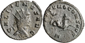 (267-268 d.C.). Galieno. Antoniniano. (Spink 10292) (S. 667) (RIC. 245). 3,56 g. MBC+.
