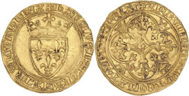 Charles VI - Ecu d'or à la couronne 1er ou 2ème émission, atelier indeterminé

Or - 3,99 grs - 28,5 mm
Dy.369/369A
SUP-

Superbe exemplaire avec...