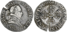 Henri III - Franc au col plat 1579 X (Amiens)

Argent - 14,04 grs - 35 mm
G.496
TTB

Rare (R3 dans le Gadoury de S. Sombart). Flan large, fêlure...