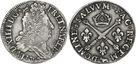Louis XIV - 10 sols de Béarn aux insignes 1707 (Pau) 

Argent - 3,06 grs - 21,5 mm
G.133a
TTB

Très rare pour le Béarn !