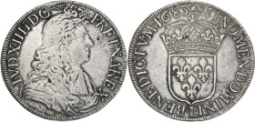 Louis XIV - Ecu à la cravate 1683 L (Bayonne)

Argent - 27,06 grs - 39 mm
G.210
TB+/TTB

Rare ! Exemplaire nettoyé.