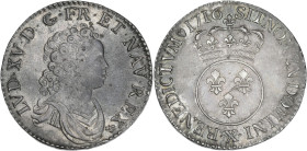 Louis XV - 1/2 écu Vertugadin 1716 X (Amiens)
Flan neuf.

Argent - 15,27 grs - 33 mm
G.308
SUP-

Rare sur flan neuf ! Superbe exemplaire recouv...