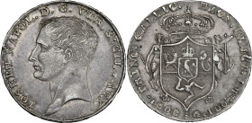 Italie, Royaume de Naples, Joseph Napoléon - Piastre de 120 Grana 1808 (Naples) 

Argent - 27,66 grs - 38 mm
Pagani.43 / Dav.165
TTB+

Assez rar...