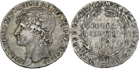 Italie, Royaume de Naples et Deux-Siciles, Joachim Murat - Piastre de 12 carlini 1810 (Naples)

Argent - 27,70 grs - 37 mm
Pagani.46 / Dav.166 / MI...