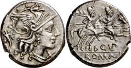 (hacia 147 a.C.). Gens Cupiennia. Denario. (Bab. 1) (Craw. 218/1). 4,10 g. EBC-.

(Around 147 BC). Gens Cupiennia. Denarius. (Bab. 1) (Craw. 218/1)....