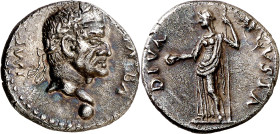 (68 d.C.). Galba. Tarraco. Denario. (Spink falta) (S. 43) (RIC. 14) (ACIP. 4166c). Curioso retrato. Ex Roma Numismatics 29/11/2018, nº 734. Rara. 3,01...
