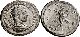 (218-219 d.C.). Eliogábalo. Antoniniano. (Spink 7491) (S. 113) (RIC. 122). 4,70 g. MBC+.

(218-219 A.D.). Elagabalus. Antoninianus. (Spink 7491) (S....