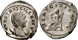 (250 d.C.). Herennia Etruscilla. Antoniniano. (Spink 9495) (S. 19) (RIC. 59b). 3,31 g. EBC/EBC-.

(250 A.D.). Herennia Etruscilla. Antoninianus. (Sp...