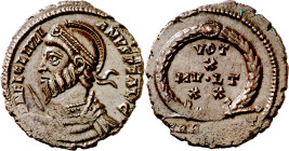 (362-363 d.C.). Juliano II. Roma. AE 21. (Spink 19168) (Co. 151) (RIC. 329). Acuñación floja en pequeña zona. Bella. 3,38 g. EBC.

(362-363 A.D.). J...