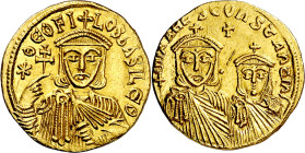 Teófilo (829-842). Constantinopla. Sólido. (Ratto 1832) (S. 1653). Atractiva. 4,43 g. EBC-.

Theofilos (829-842). Constantinople. Solidus. (Ratto 18...