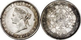 Hong Kong. 1867. Victoria. 1 dólar. (KM. 10). Golpecitos. Rara. AG. 26,89 g. MBC-/MBC.

Hong Kong. 1867. Victoria. 1 dollar. (KM. 10). Dings. Rare. ...
