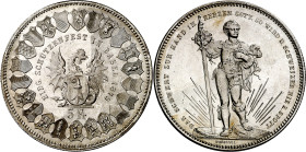 Suiza. 1879. 5 francos. (KM. S14). Festival de Tiro: Basilea. Bella. Escasa. AG. 25 g. EBC.

Switzerland. 1879. 5 francs. (KM. S14). Shooting Festiv...