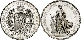 Suiza. 1885. 5 francos. (KM. S17). Festival de Tiro: Berna. Muy bella. Escasa. AG. 25,01 g. S/C.

Switzerland. 1885. 5 francs. (KM. S17). Shooting F...