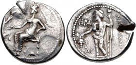 Cilicia, Nagidos, 385 - 375 BC, Silver Stater, Aphrodite & Dionysos
