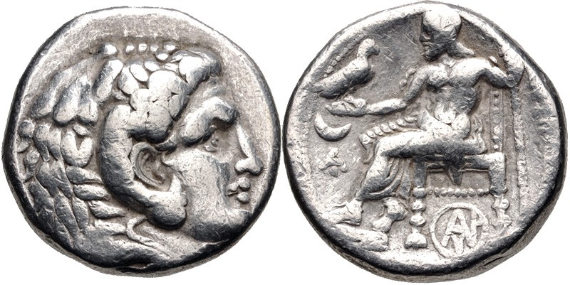 Seleukid Empire, Seleukos I Nikator, 312 - 281 BC
Silver Tetradrachm, Karrhai M...