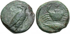 Sicily, Akragas, 425 - 406 BC, AE Onkia